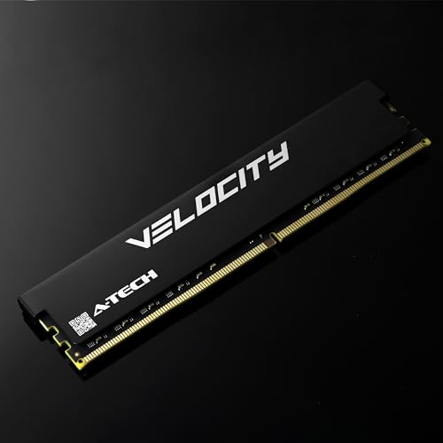 Image of A-Tech Velocity RAM 32GB DDR4 3200MHz (PC4-25600) XMP 2.0 UDIMM 1.2V Non-ECC DIMM 288-Pin Desktop Computer Gaming Memory - AV32G4D32X