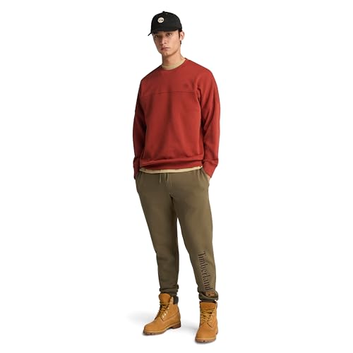 Timberland Men's Kennebec River Brushed Back Sweatpant, Leaf Green, Large