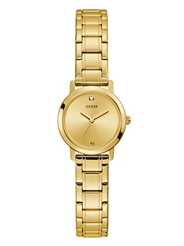 Guess Women Quartz Watch with Stainless Steel Strap Gold 12 (Model: GW0244L2)