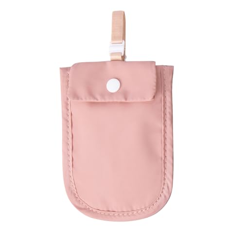 Image of Hidden Bra Wallet - Undercover Travel Pouch with Adjustable Elastic Strap for Credit Cash,Cards, and Valuables - Secret Stash Pocket for All Bra Sizes (pink)