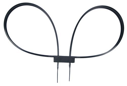 MFH Manette plastico 700x12mm 10 Pezzi (Nero)