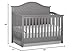 Dream On Me Ella 5-in-1 Full Size Convertible Crib in Storm Grey, Greenguard Gold Certified