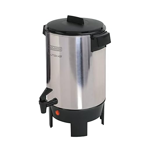 Dominion 30 Cup Coffee Urn, Stainless Steel