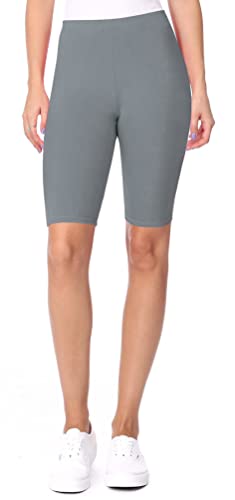 Pantaloncini Da Ciclismo Donna - Corti, Misti Cotone, Colori Blu/Grigio/Nero, Taglie S M L