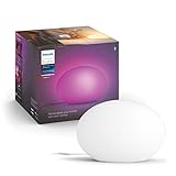 Philips Hue Flourish Tafellamp - Duurzame LED Verlichting - Wit en Gekleurd Licht - Dimbaar - Verbind met Hue Bluetooth of Bridge - Werkt met Alexa en Google Home - Wit