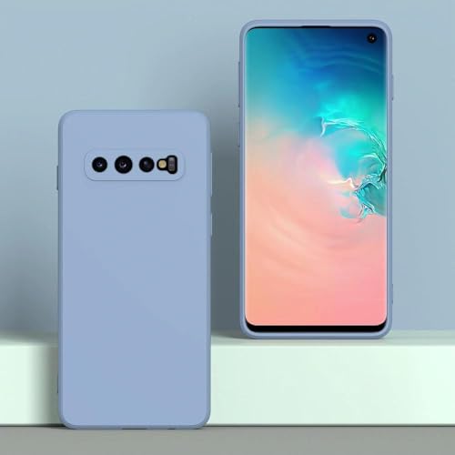 ULXITEYU Soft TPU Slim Case for Samsung Galaxy S10, Lightweight, Snug Fit, Drop-Resistant, Shock-Absorbent, Scratch-Resistant, Grass Gray - image 2