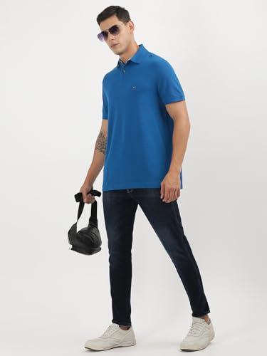 Image of Tommy Hilfiger Men's Cotton Regular Fit Polo T-Shirt