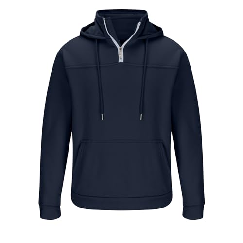 Hodies for Men Sweatshirt 1/4 Pullover Fleece Pullover Sweatshirts Plus Size Casual Long Sleeve Active Workout Tops4