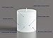 Melt Candle Pillar Candles, 3 Pack - Unscented Candles for Home, Church, Weddings, & More - 3