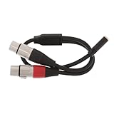 Toddmomy Symmetrisches Doppel Xlr -3,5-mm Klinke Y-kabel Doppelt Abgeschirmt 3-polige Xlr...
