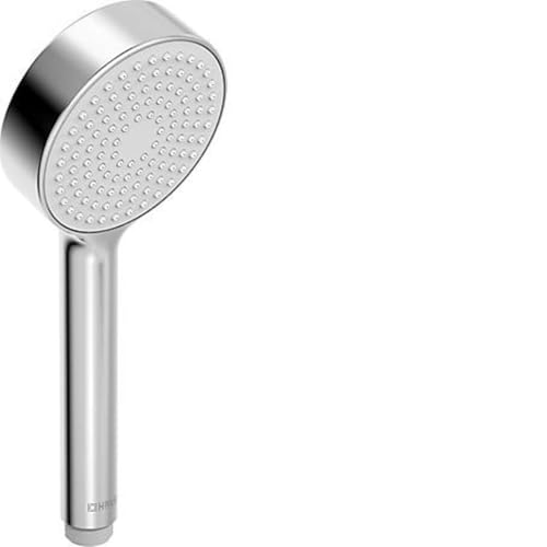 Hansa douche Basic Jet/douchette 1 jet | Raccord de tuyau G ½, diamètre Tête : Ø 95 mm, Débit : 14 L/min, Débit : 5 l/min – Minimum recommandé plastique, 1 pièce