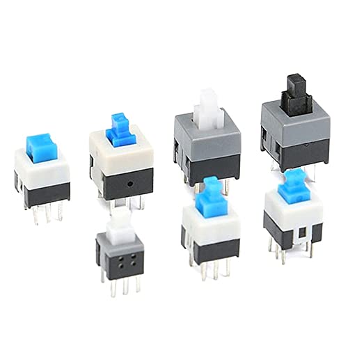 Micro-interrupteur tactile autobloquant 6 broches 5.8 7 mm résout les pannes d'alimentation 10 pcs