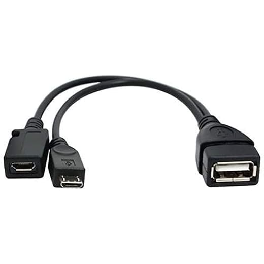AMBLIC Splitter Cable - Power OTG Device