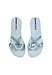 Ipanema Women's Kirei Chic Fem Flip Flops, Blue Pearly Blue, 8
