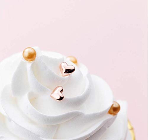 Boucles d'oreilles cœur S925 le cadeau rose idéal pour elle