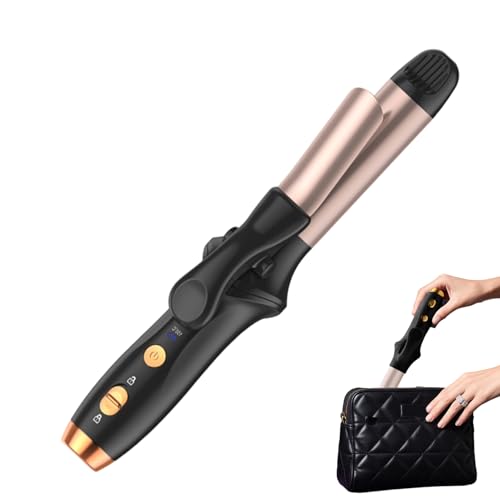 Rizador de Pelo - 3 Temperaturas con Protección Antiquemaduras - Rizadora y Rizador de Pelo | Para Mujeres, Niñas, Hogar, Salón, Exterior, Viajes, Cabello Largo, Corto, Liso y Rizado