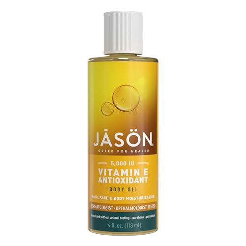 JASON Vitamin E 45,000 IU Moisturizing Oil , For Maximum Strength, 2 Fluid Ounces