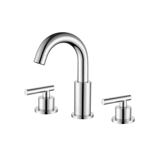 Robinet mitigeur lavabo 3 trous pour vasque de salle de bain rétro