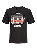 Photo Gallery jack & jones jjxmas funny tee ss crew neck t-shirt, nero, l uomo Photo Gallery jack & jones jjxmas funny tee ss crew neck t-shirt, nero, l uomo