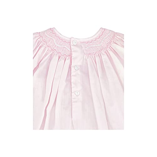 Baby Girls’ Smocked Daygown with Voile Insert, 12 Months, Pink4