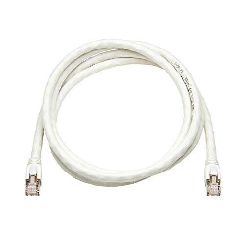 Tripp Lite Cat8 Snagless Ethernet Cable, 25G/40G Certified Network Patch Cable, 22 Awg S/Ftp, Poe, White, 6 Feet / 1.8 Meters, Life Limited Manufacturer's Warranty (N272-006-Wh) #TOP1