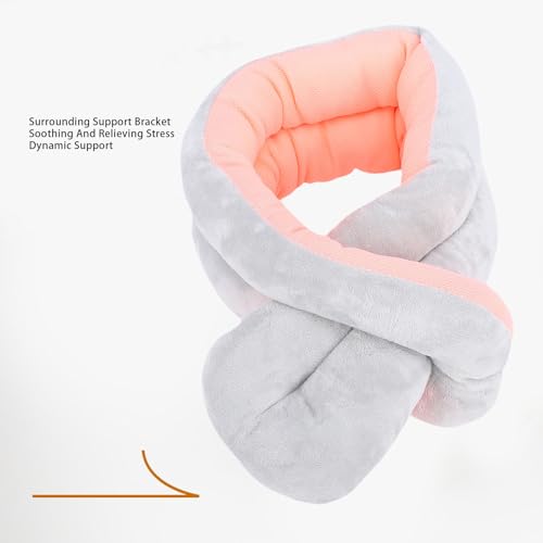 Almohada espuma viscoelástica ajustable para viaje miniatura 5