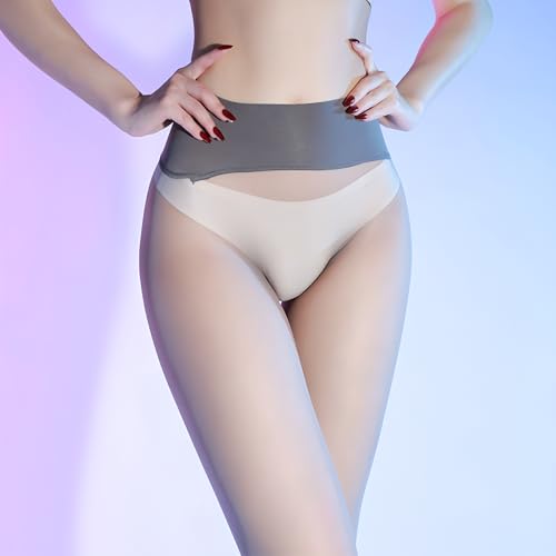 Image of Sheer Seamless Pantyhose for Women Matte Control Top Pantyhose 360Seamless Ultra-Thin Tights