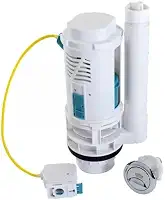 Mecanismo De Descarga Universal Reparo Caixa Acoplada Com Válvula De Descarga Dupla Superior Frontal Lateral 3/6 Litros Para Caixas Deca Celite Incepa Hydra Icasa Logasa Astra