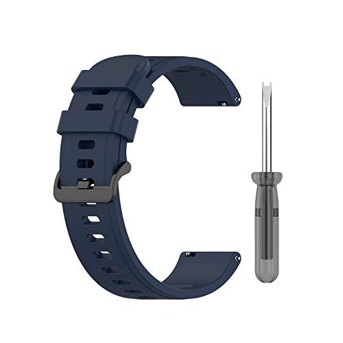 Senter Amazfit Neo Band, 20mm Soft Silicone Sport Band Compatible with Amazfit Neo / GTR 42mm/GTS/GTS 2/GTS 2e/ GTS 2 Mini/Bip/Bip Lite/Bip S/Bip U, 20mm, Silicone