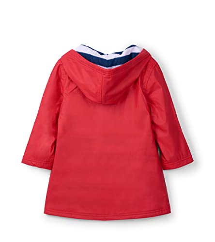 Hatley Kids Button-Up Rain Jacket, Red, 6 Years - Thumbnail 2
