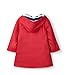Hatley Kids Button-Up Rain Jacket, Red, 7 Years