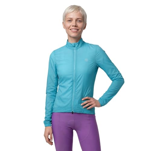 Veste vélo coupe-vent femme J4-W Windbreak Blue pour sorties matinales
