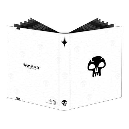 Image of Ultra PRO - Mana 8 9-Pocket PRO-Binder - Swamp for Magic: The Gathering, Holds & Protects 360 Standard Sized Cards, Collector's Edition Durable Trading Premium Leatherette Secure Pocket Binder