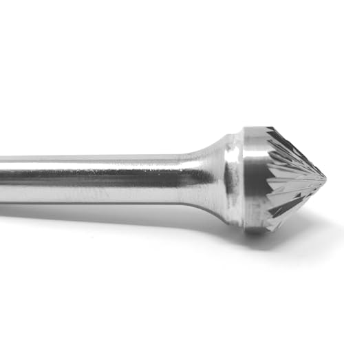 Punta Fresa Carburo SK-5 Doble Corte 1/2" x 1/4" miniatura 3