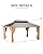 GarveeLife Hardtop Wood Gazebo 10'x12' for All Weather, with Double Metal Roof, Heavy Duty Wooden Frame, Net, and Curtain, Permanent Building for Patio, Deck, Backyard, Lawn, and Garden, Khaki