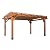 Backyard Discovery Beaumont 16 ft. x 12 ft. All Cedar Wooden Pergola Kit for Backyard, Deck, Garden, Patio, Outdoor Entertaining | Wind Rated at 100 MPH Light Brown