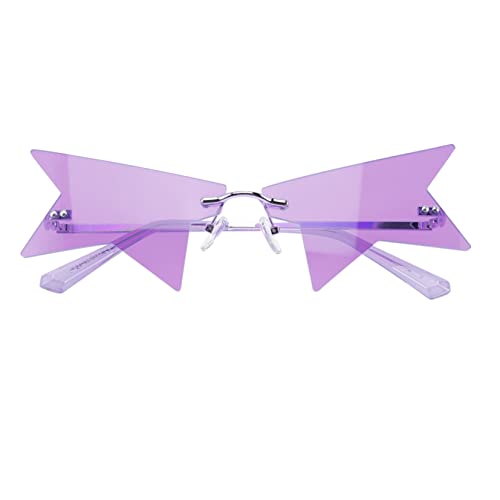 Lunettes de soleil chauve-souris sans monture pour éviter les déguisements ennuyeux