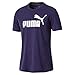 Produktbild PUMA Herren ESS Logo Tee T-Shirt, Blau (Peacoat), Gr. S