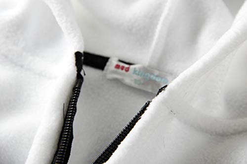 Image of Mud Kingdom Fleece Hoodies Jacket for Boys Girls Full Zipper Long Sleeve Happy Halloween