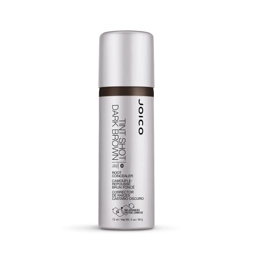 Tint Shot Root Concealer Dark Brown | Instantly Conceal Regrowth | Moisture & Humidity Resistant | Quick Dry Formula | Paraben Free | 72mL | Old
