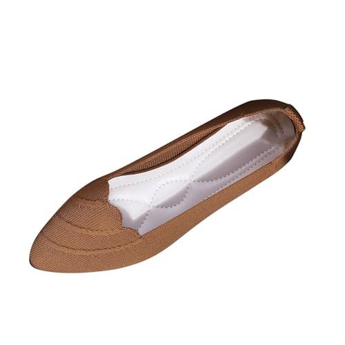 Women's Pointed Toe Suede Shoe Super Soft Bottom No Tired Feet Flat Shoes Fashion Casual Solid Temperament Flats