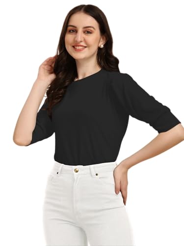 Image of Wedani Women's Solid Regular Fit Top