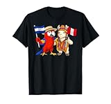 Honduras Peru Roots Honduran Flag Proud Peruvian Heritage T-Shirt