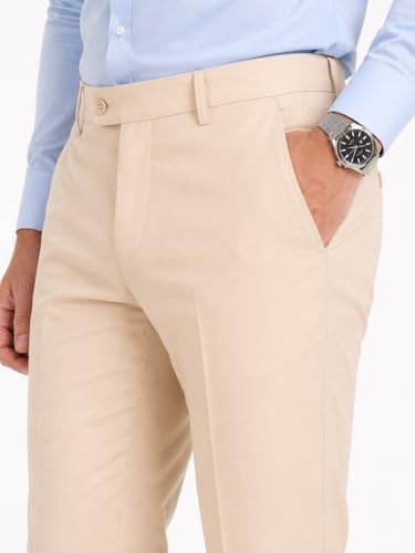 Image of SUNPOINT Formal Pants for Men Office Wear - Premium Regular Fit Formal Trouser for Men, Boys, Gents Bottom Formal wear for Office Meeting, Party, Gathering, Wedding