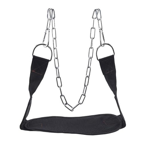 APGLSXY Cinturón de inmersión con cadena con peso con cadena de acero para dominadas, gimnasio, entrenamiento, levantamiento de inmersión