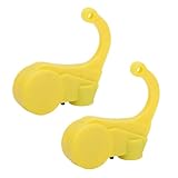 BRRNOO Fahrer-Ermüdungsalarm, Leichtes, Ergonomisches, Tragbares Anti-Schlaf-Gerät für Lange Nachtfahrten, Trucker, Sicherheitspersonal, ABS-Material, Batteriebetrieben (YELLOW)