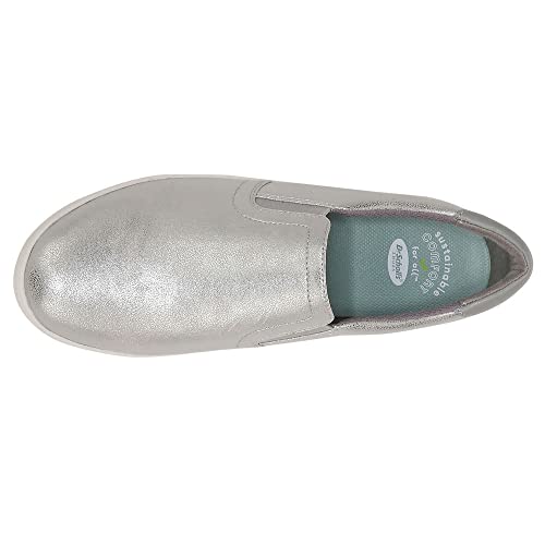 Dr. Scholl's Shoes Women's Madison Party Slip On Sneaker, Silver Metallic, 11 #TOP1