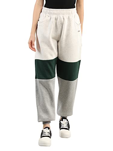 Image of CHKOKKO Women High Rise Gym Wear Sports Fitness Relaxed Track Pant