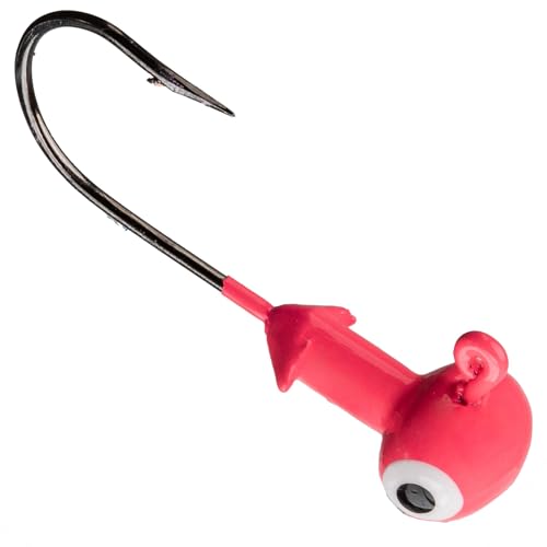 Têtes Plombées Strike King Mr. Crappie Rose de Poids 0,3 g Hameçon Large pour Leurre Souple