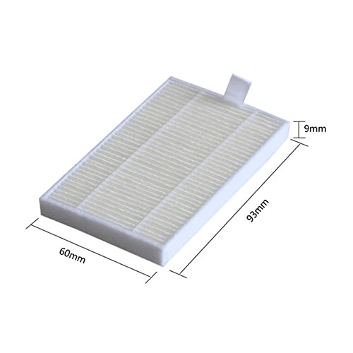 Primary Filter+Side Brush+Mop Cloth+ Filter Fit For ABIR X6 X5 Fit For Robot Vacuum Cleaner Replacement Accessories Parts Sweeping robot vacuum cleaner parts